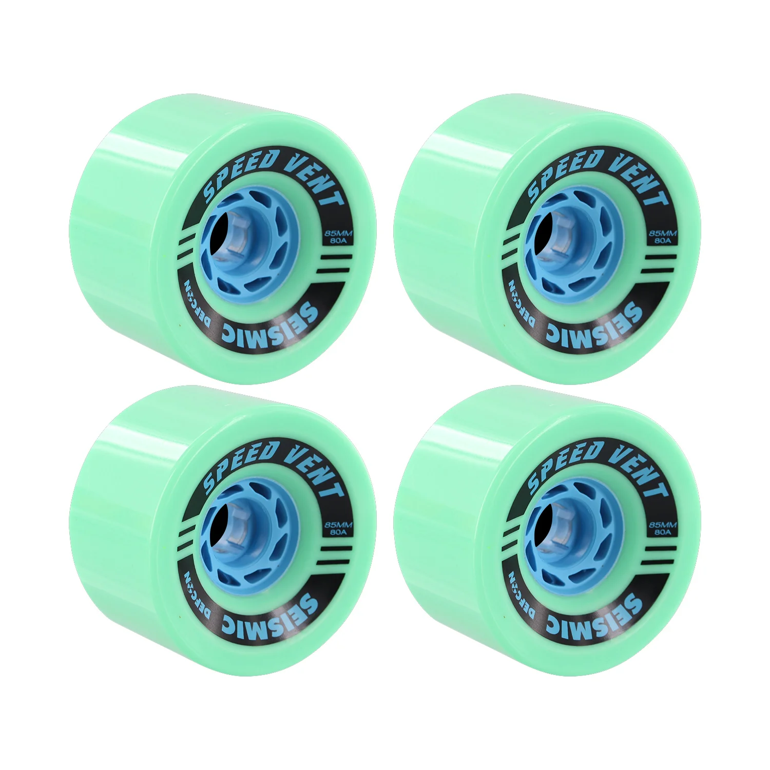 Seismic Wheels Speed Vent Mint 85mm x 52mm 80A