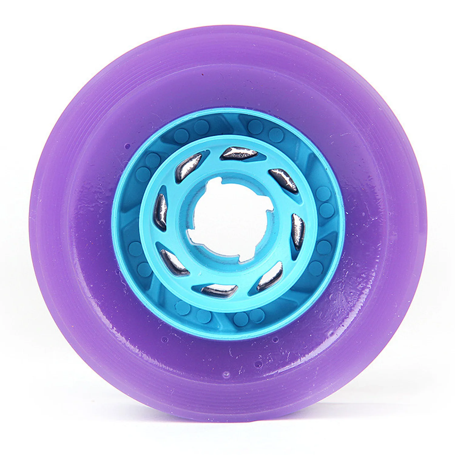 Seismic Wheels Speed Vent Translucent Purple 85mm x 52mm 79A - Image 2