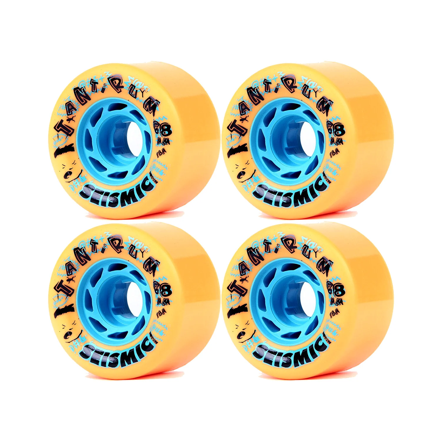 Seismic Wheels Tantrum Mango 68mm x 43mm 78A - Image 2