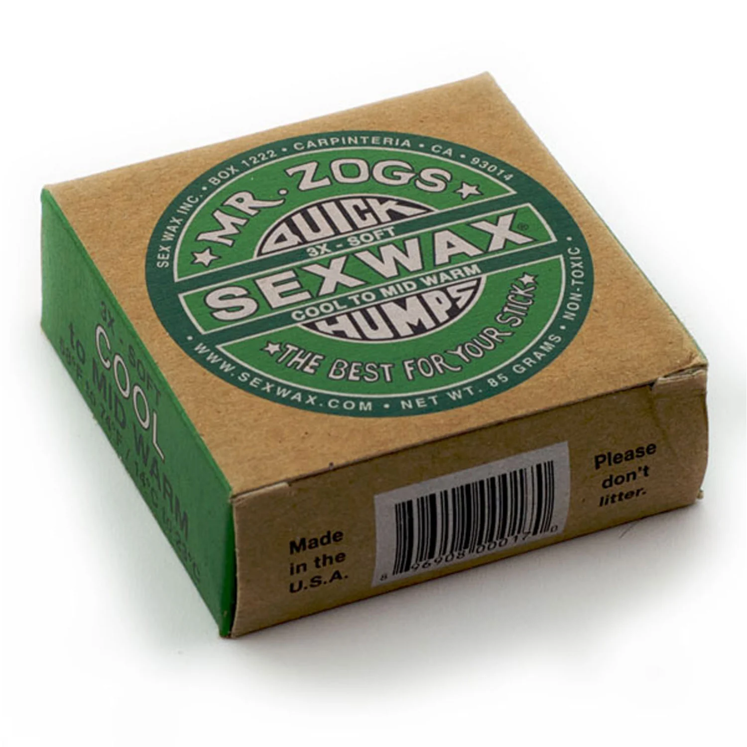 Sex Wax QUICK HUMPS 3X ECO SURF WAX