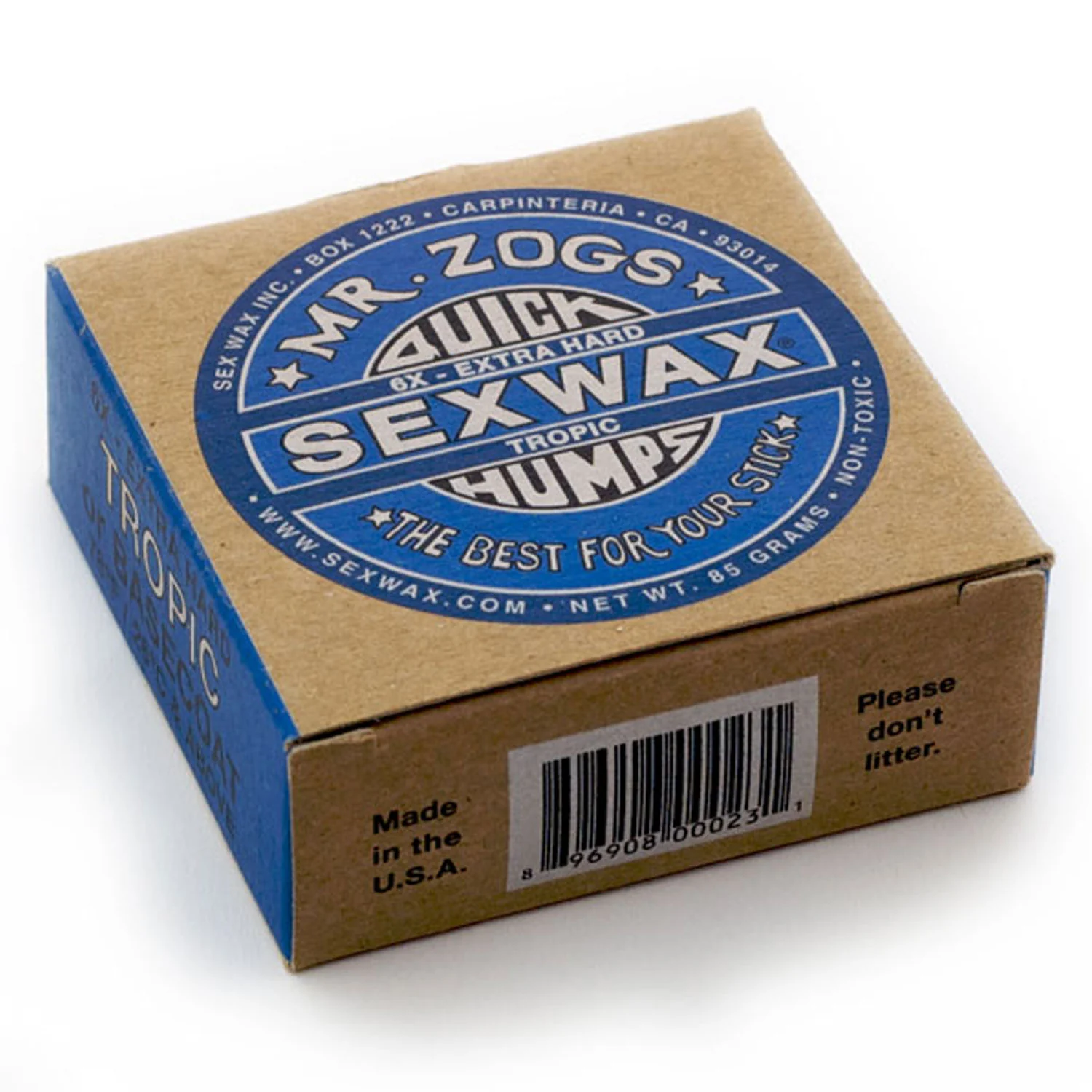 Sex Wax QUICK HUMPS 6X ECO SURF WAX