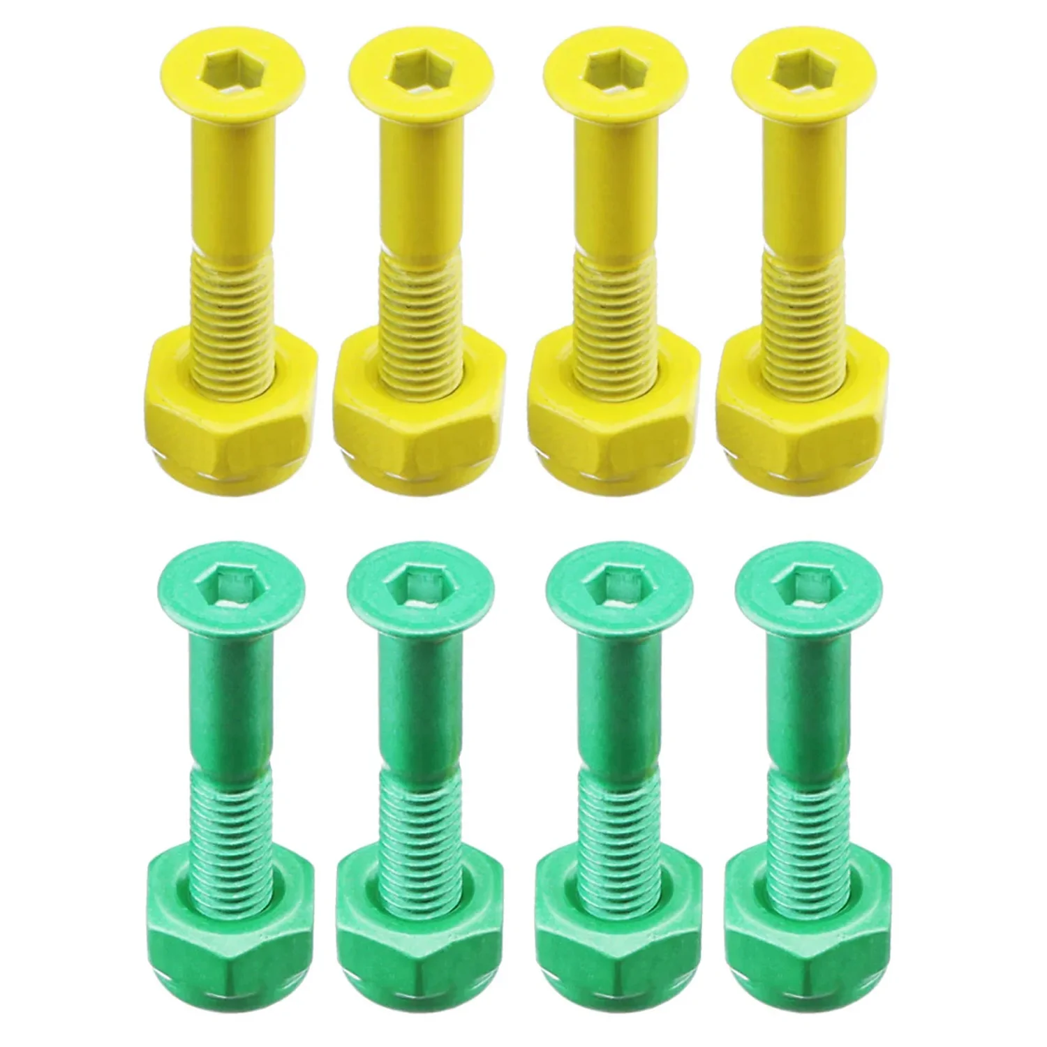 Shake Junt Hardware 7/8" Allen All Green/Yellow - Image 2