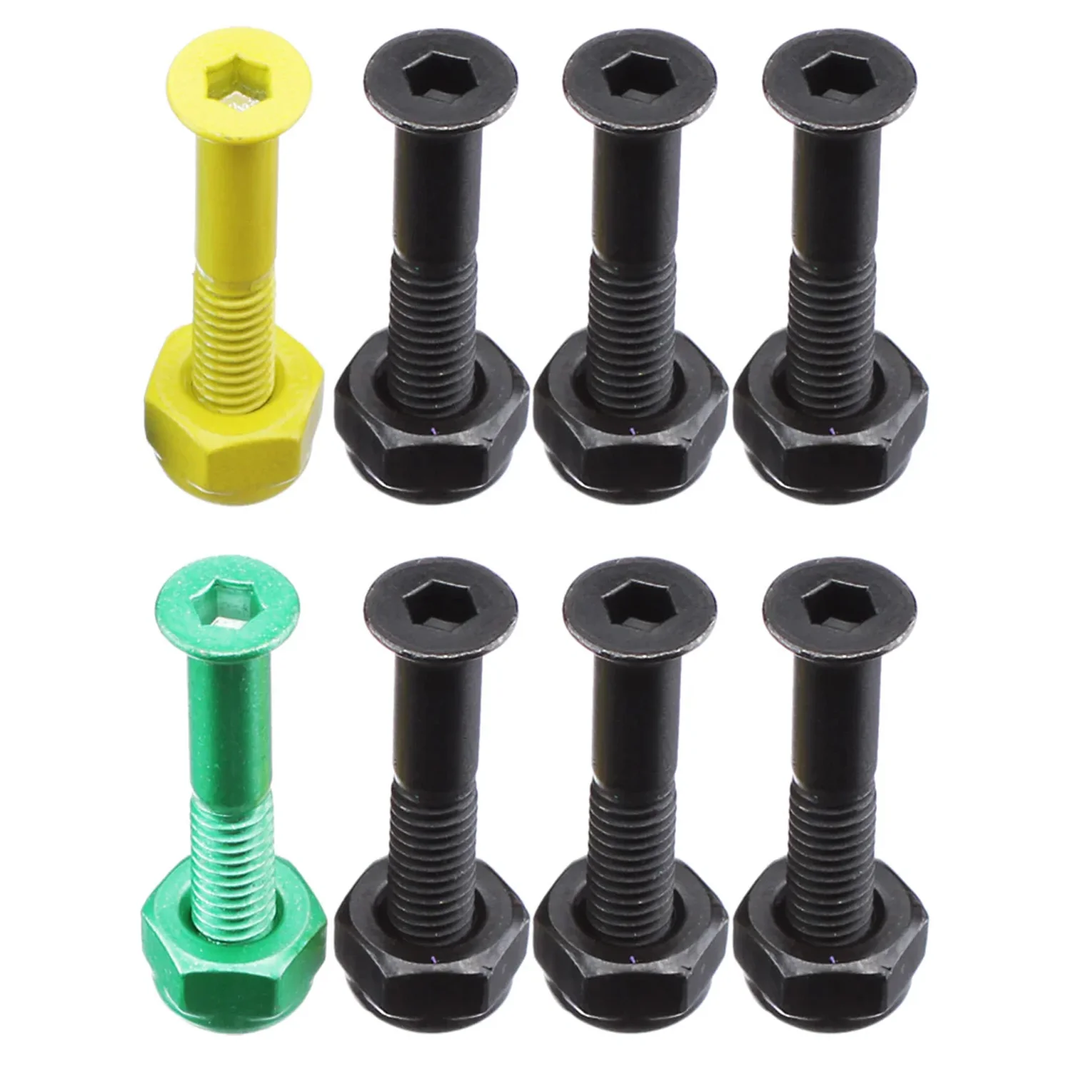Shake Junt Hardware 7/8" Allen Black/Green/Yellow - Image 2