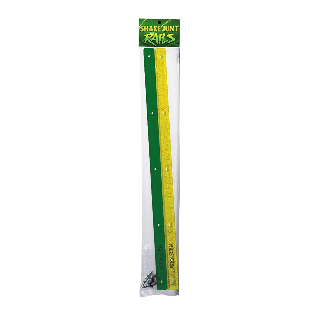Shake Junt Rails Yellow/Green With Wood Screws