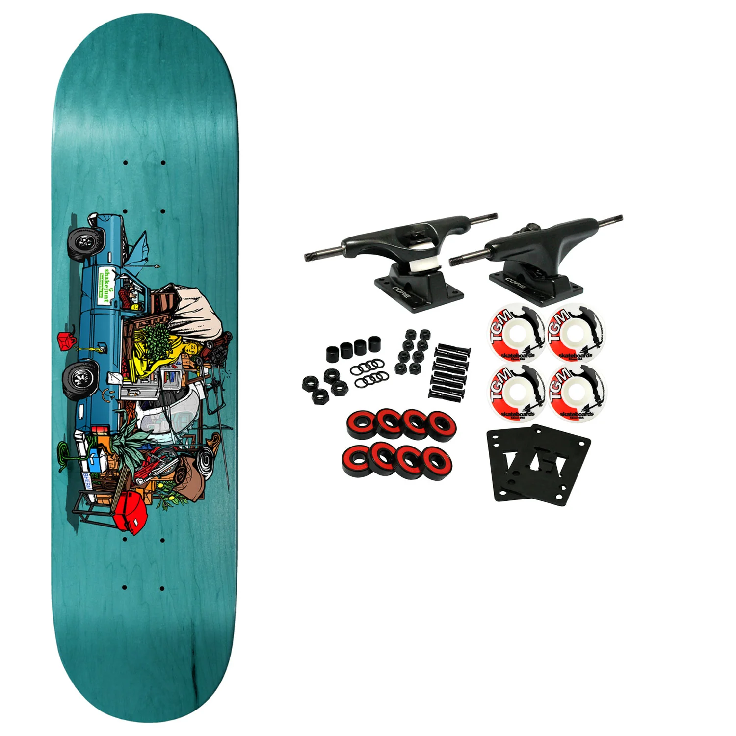 Shake Junt Skateboard Complete Bryan Herman SJ Landscaping 8.25" x 31.5"