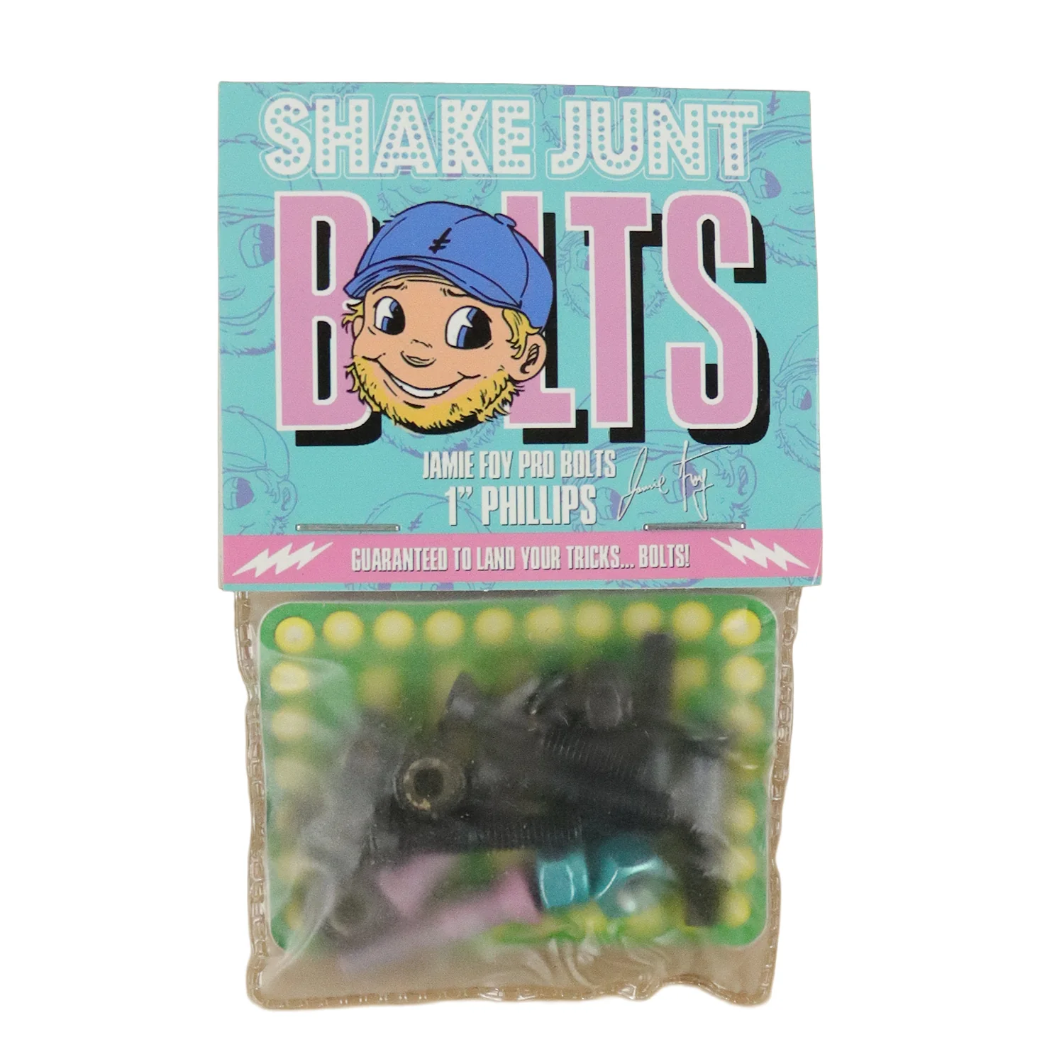 Shake Junt Skateboard Hardware Jamie Foy Signature Pro Bolts 1" Phillips