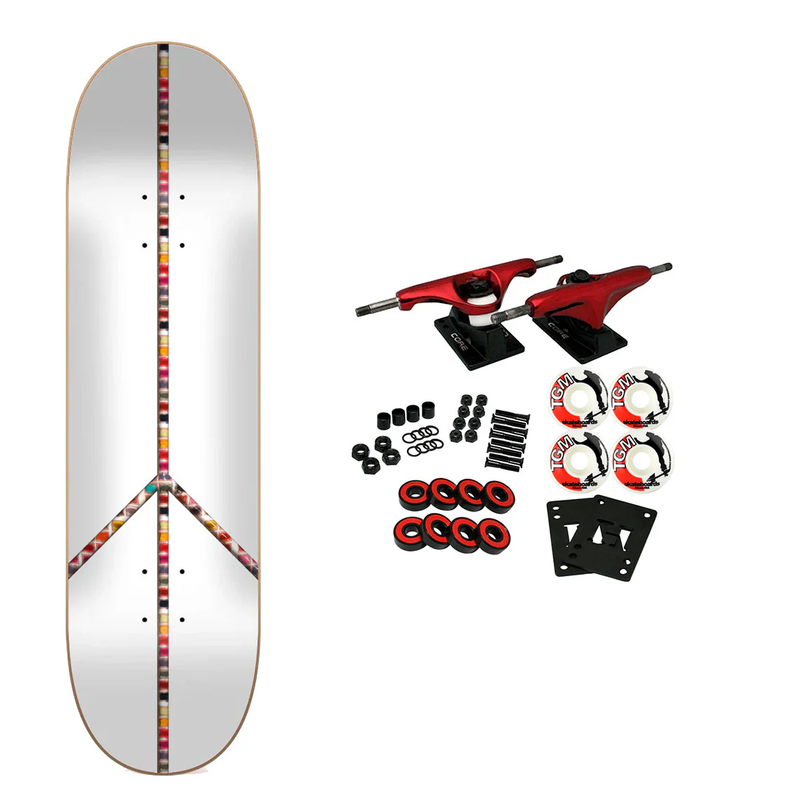 Sk8 Mafia Skateboard Complete Team Peace 8.3" x 32"