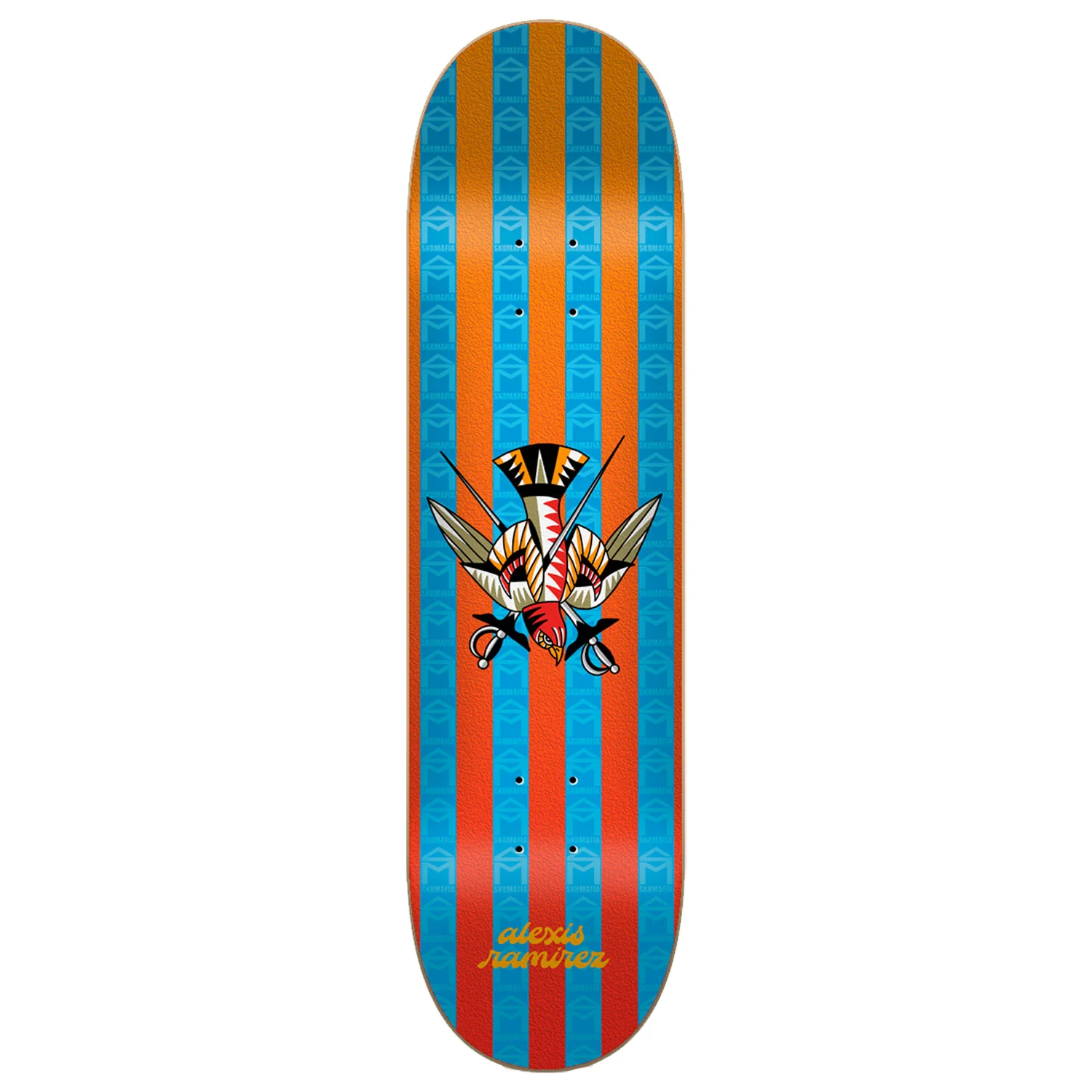 Sk8 Mafia Skateboard Deck Good Luck Alexis Ramirez 8.5" x 32"