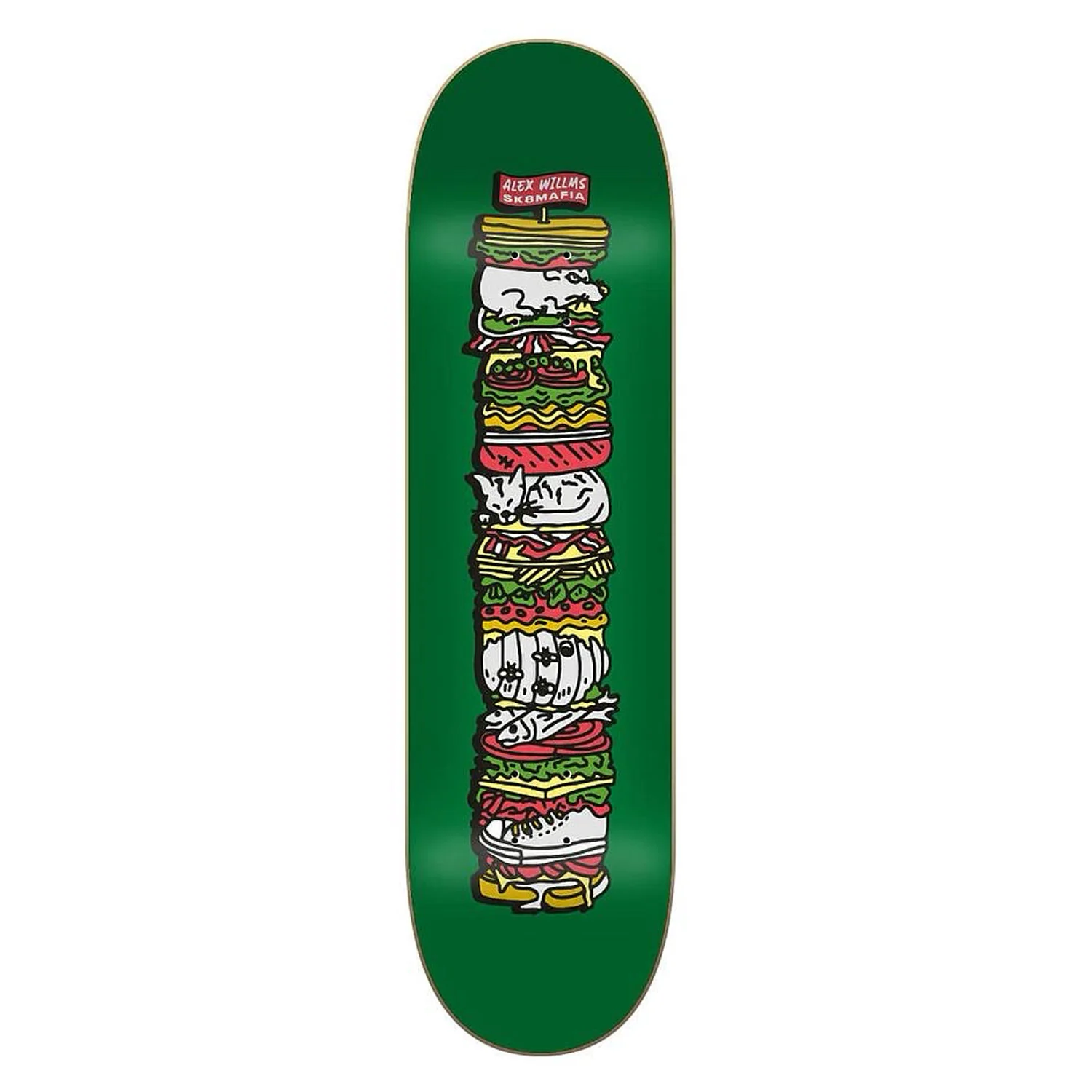 Sk8 Mafia Skateboard Deck Piled Alex Willms 8.3" x 32"