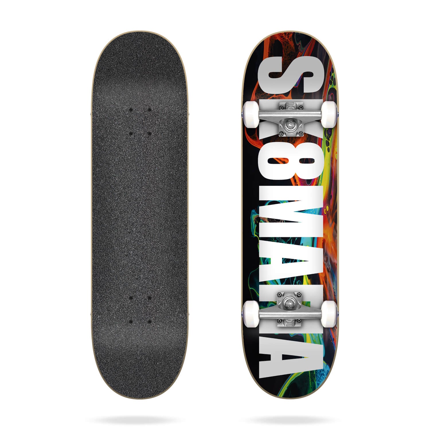 Sk8 Mafia Skateboard House Logo Swirl 8.25" x 31.85" Factory Assembled