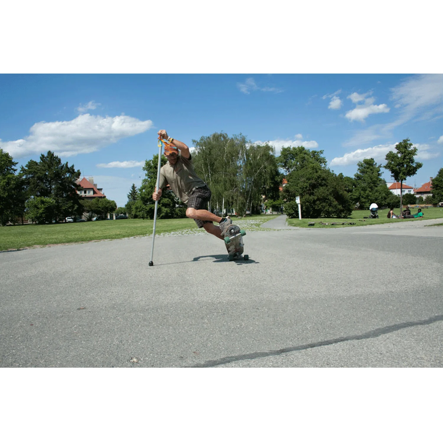 SK8Pole Aluminum Land Paddle - Black - Image 5