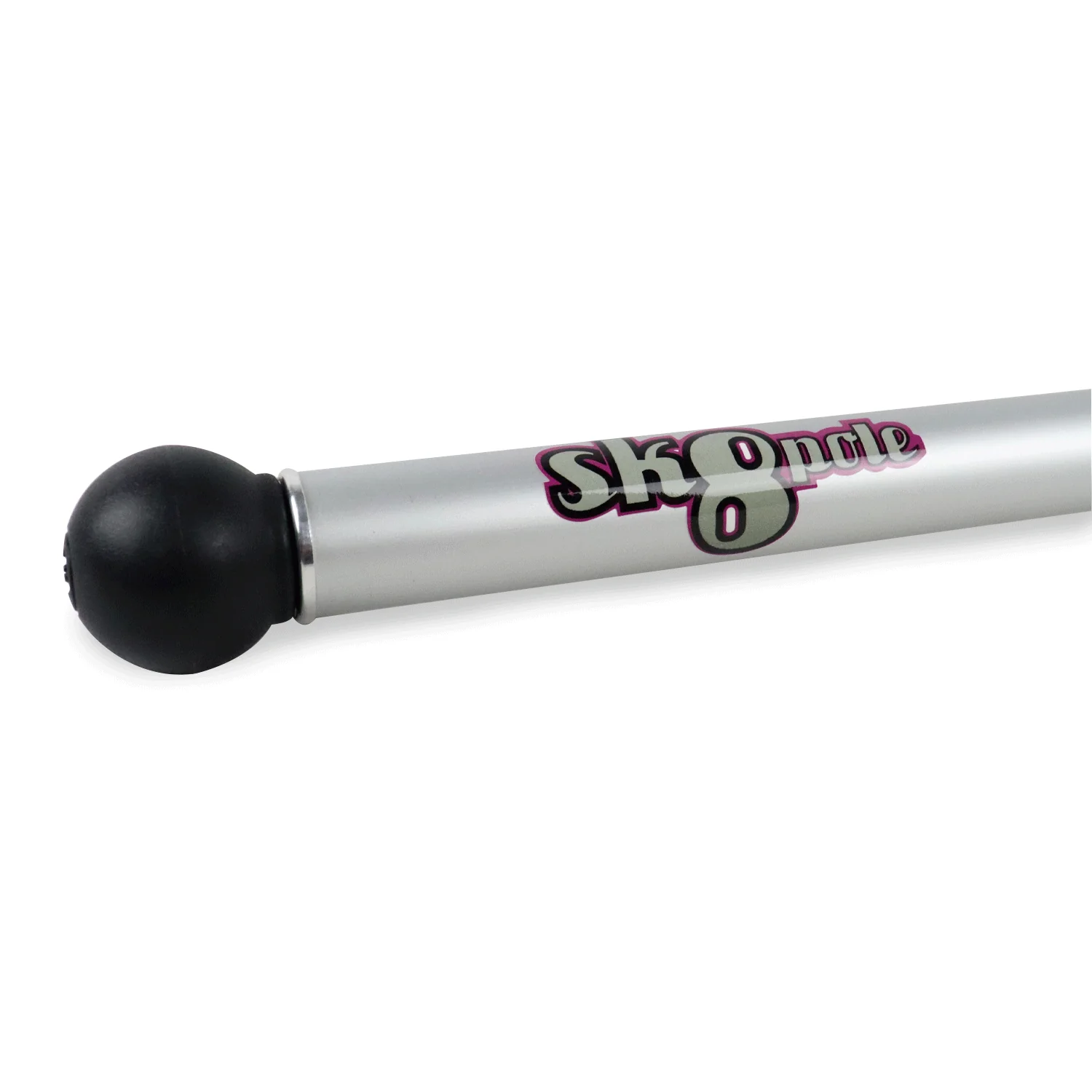 SK8Pole Aluminum Land Paddle - Silver - Image 4