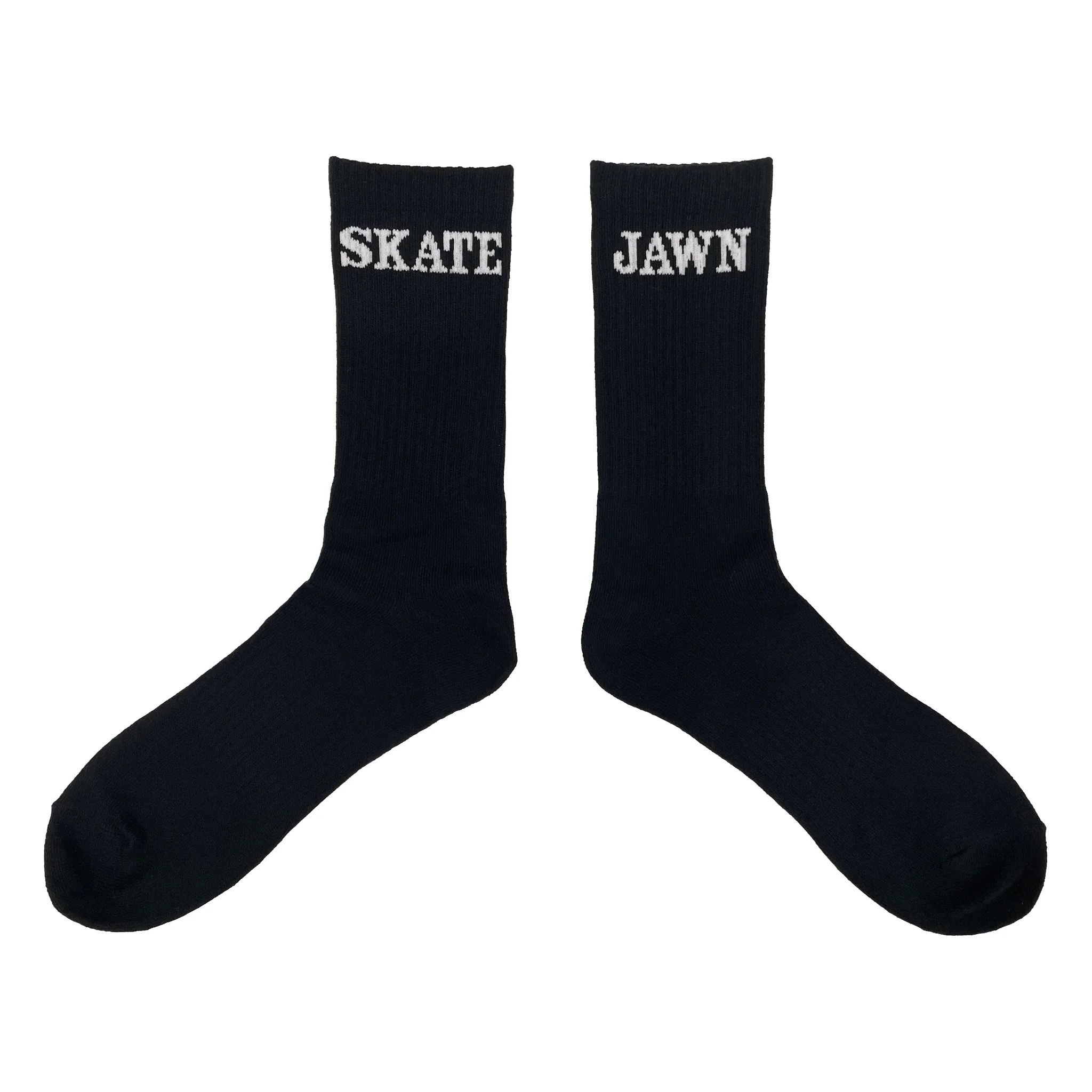Skate Jawn Magazine Socks Logo Black - Image 2