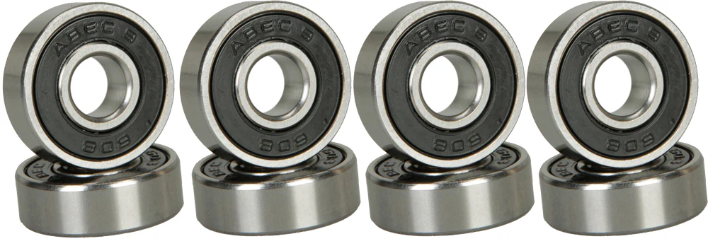 Skateboard Bearings Abec 9 Black