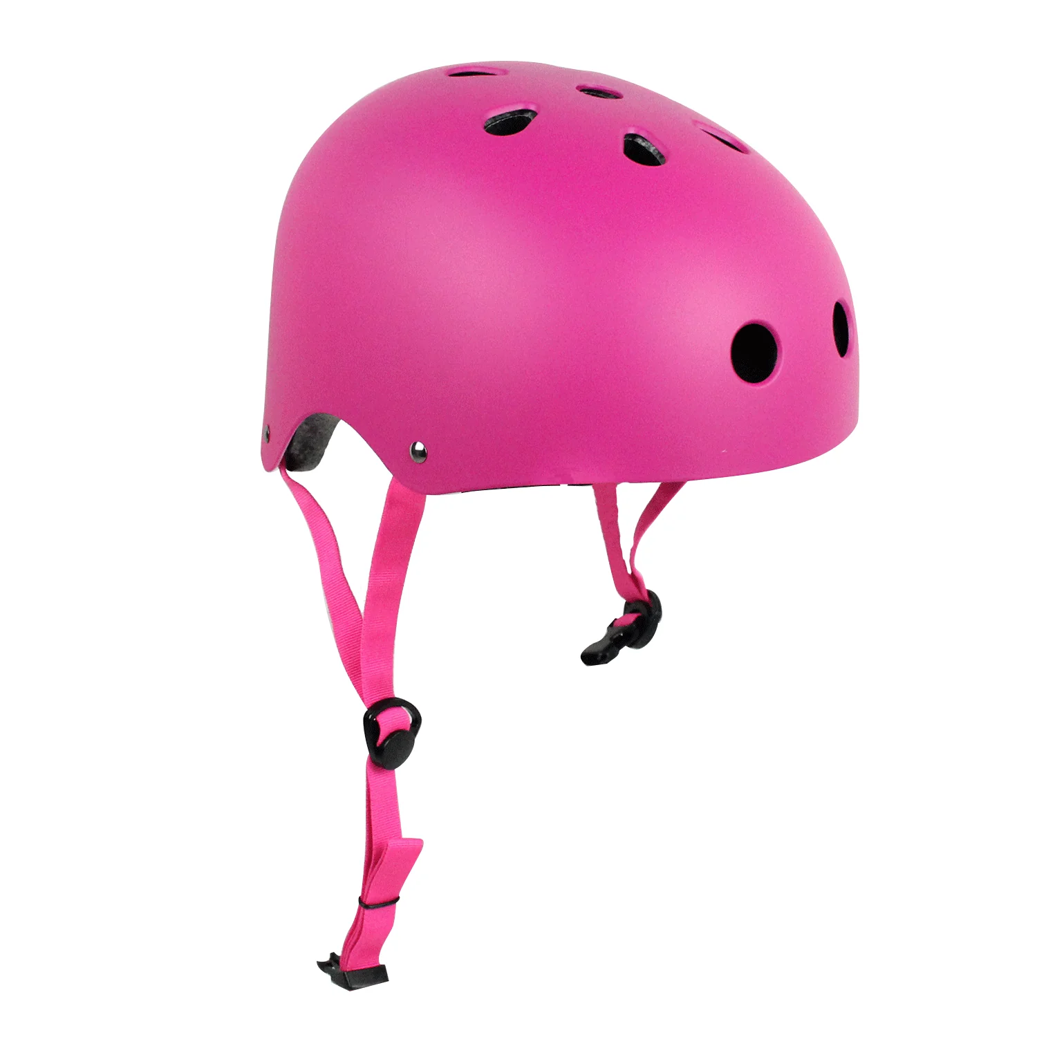 Skateboard Helmet Elbow/Knee/Wrist Pad Combo Skateboarding Skate Park Safety Kit Purple Helmet Medium Pads - Image 2