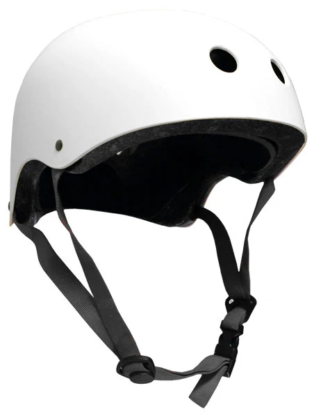 Skateboard Helmet Elbow/Knee/Wrist Pad Combo Skateboarding Skate Park Safety Kit White Helmet Small Pads - Image 3