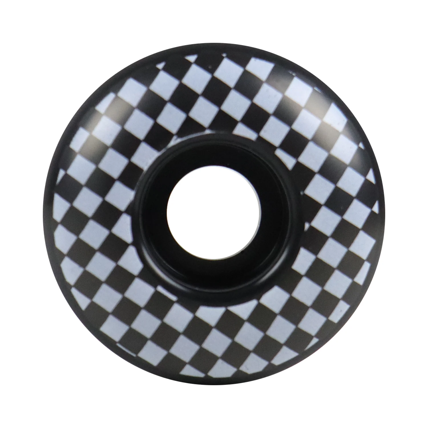 Skateboard Wheels 52mm x 31mm 100A High Rebound Checker Black/White - Image 2
