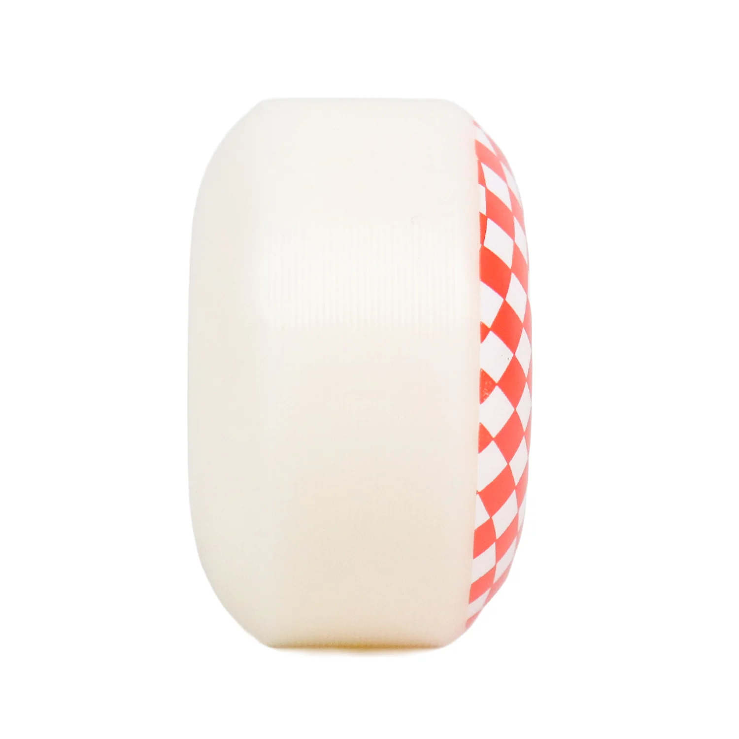 Skateboard Wheels 52mm x 31mm 100A High Rebound Checker White/Red - Image 4