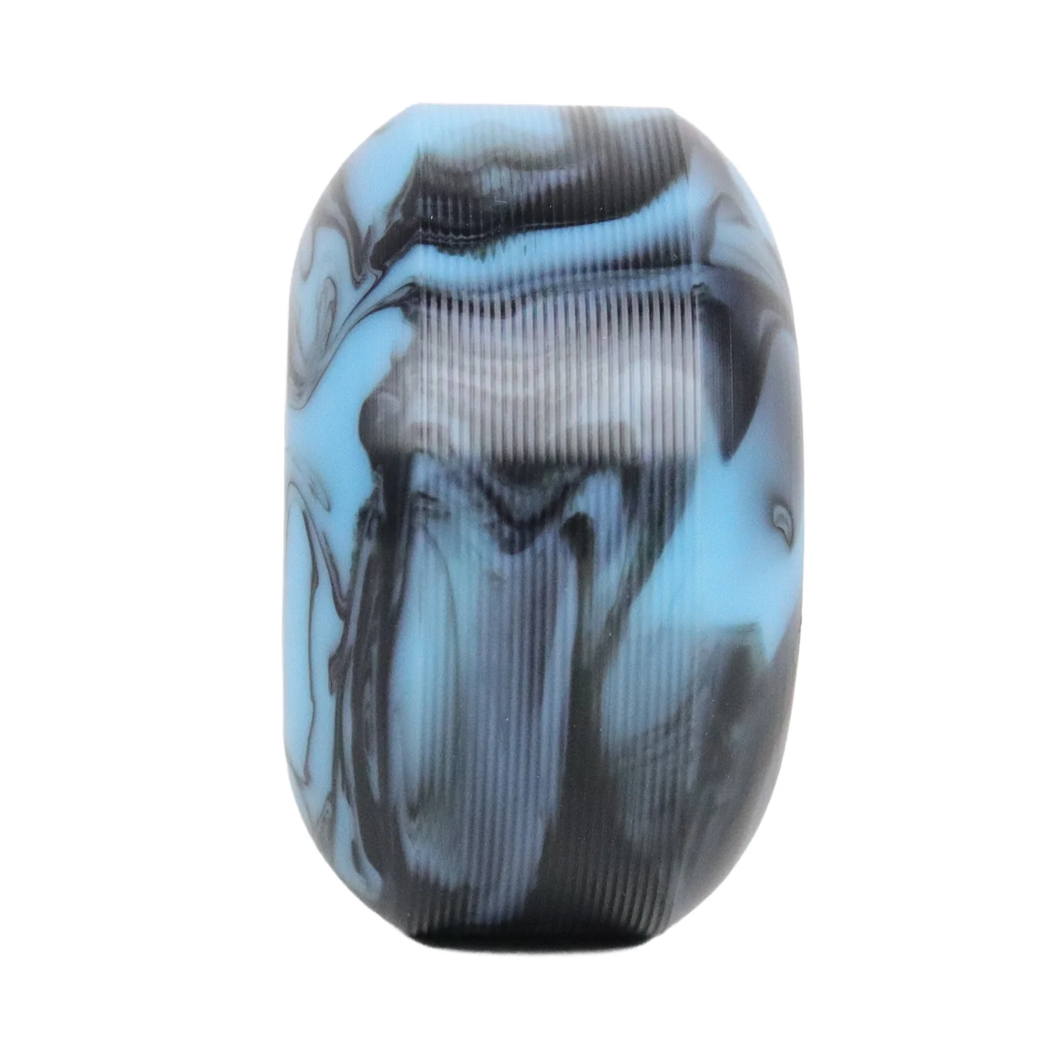 Skateboard Wheels 52mm x 31mm 100A High Rebound Swirl Black/Blue - Image 4