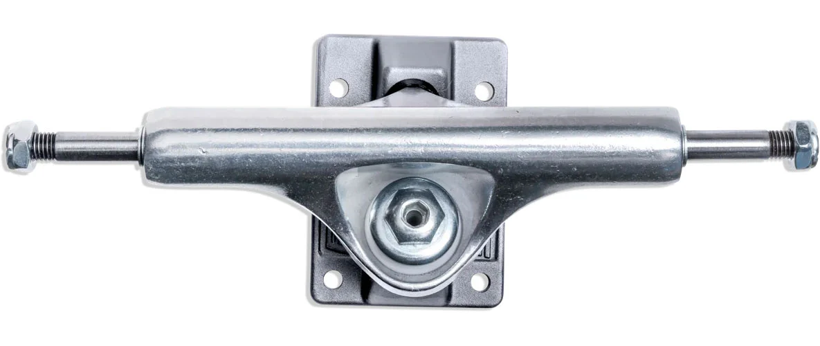 Slappy Skateboard Trucks Inverted Hollow Lights Silver 8.25" - Image 2