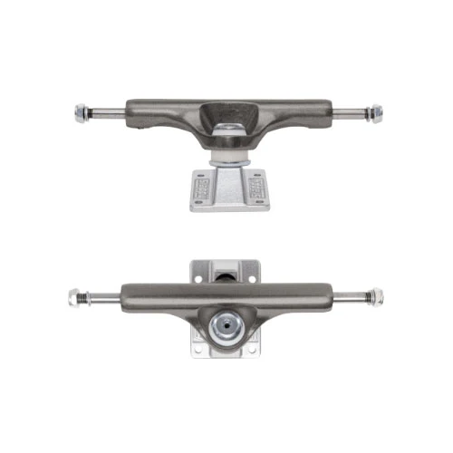 Slappy Skateboard Trucks Inverted Hollow Lights Ultra Low Kingpin 8.25" Gunmetal/Polished/White Gold