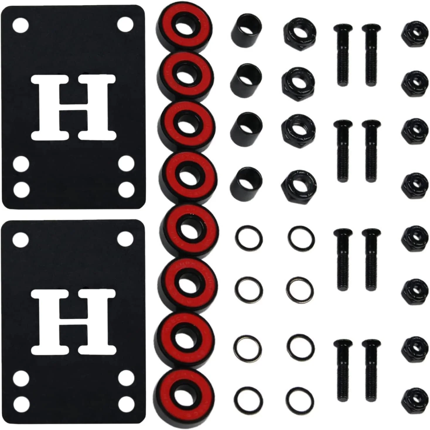 Slappy Skateboard Trucks Inverted Hollow Silver 8.0" Package Spitfire Wheels/Bearings/Hardware - Image 5