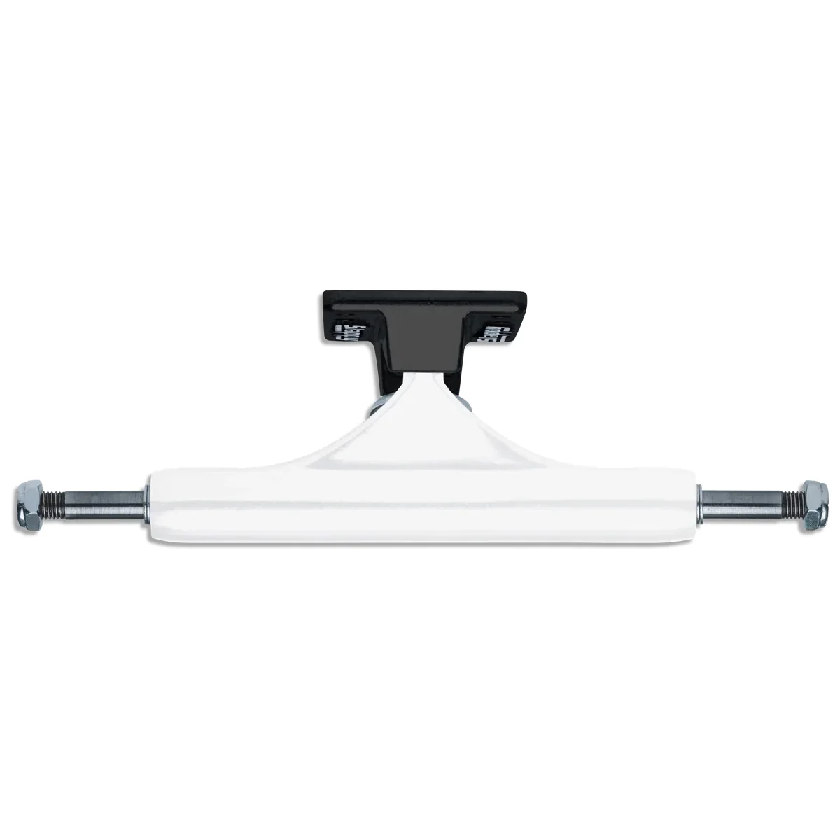 Slappy Skateboard Trucks ST1 Classic 8-Hole Baseplate White/Black 9.0" - Image 2