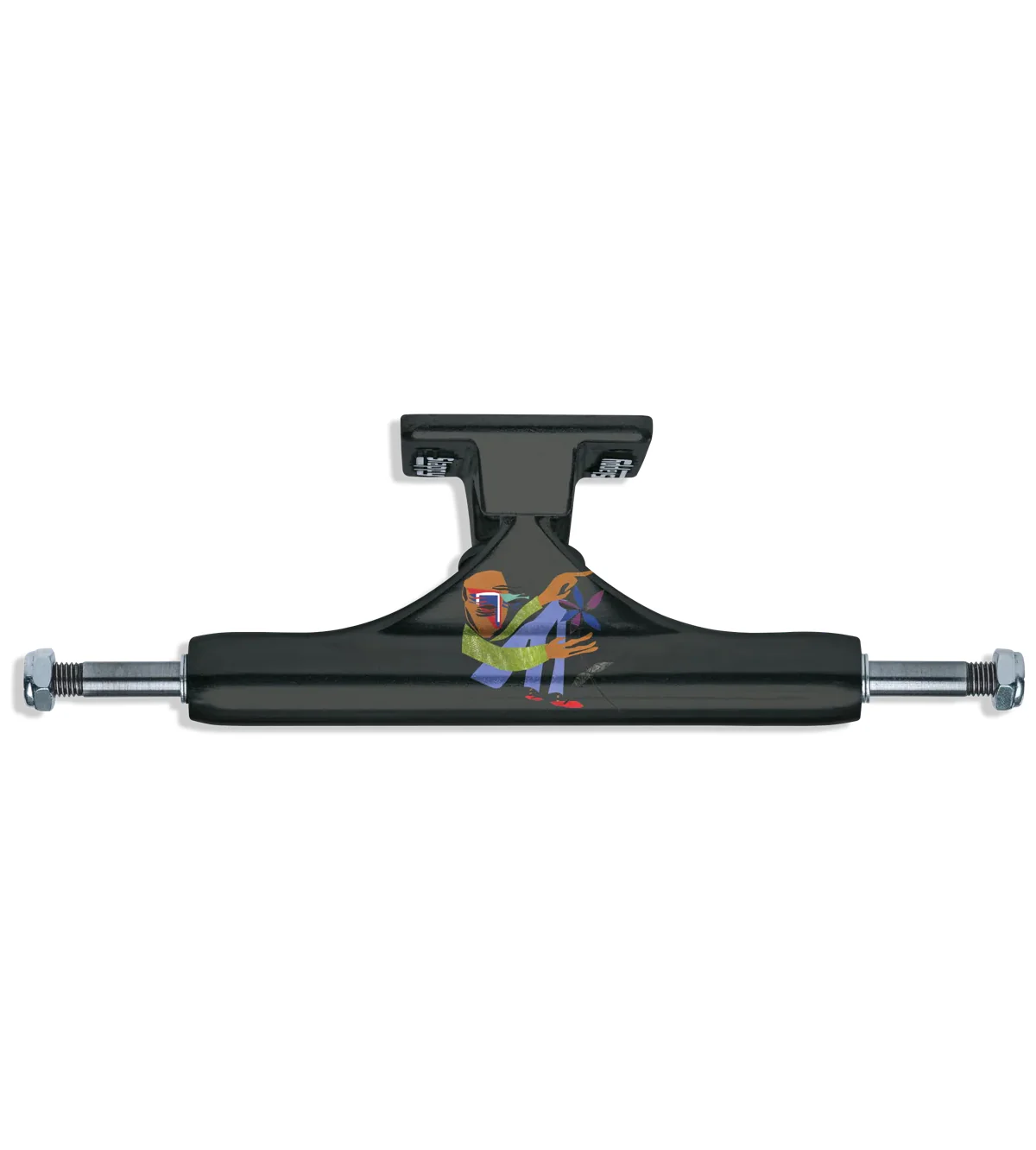 Slappy Skateboard Trucks ST1 Classic Hollow Flower 8.25" Pair - Image 2