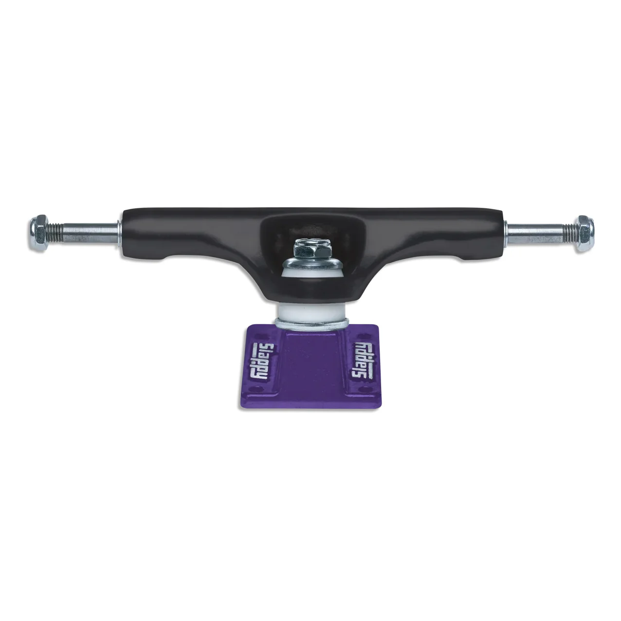 Slappy Skateboard Trucks ST1 Hollow Bam Margera Black/Purple 9.0" - Image 3