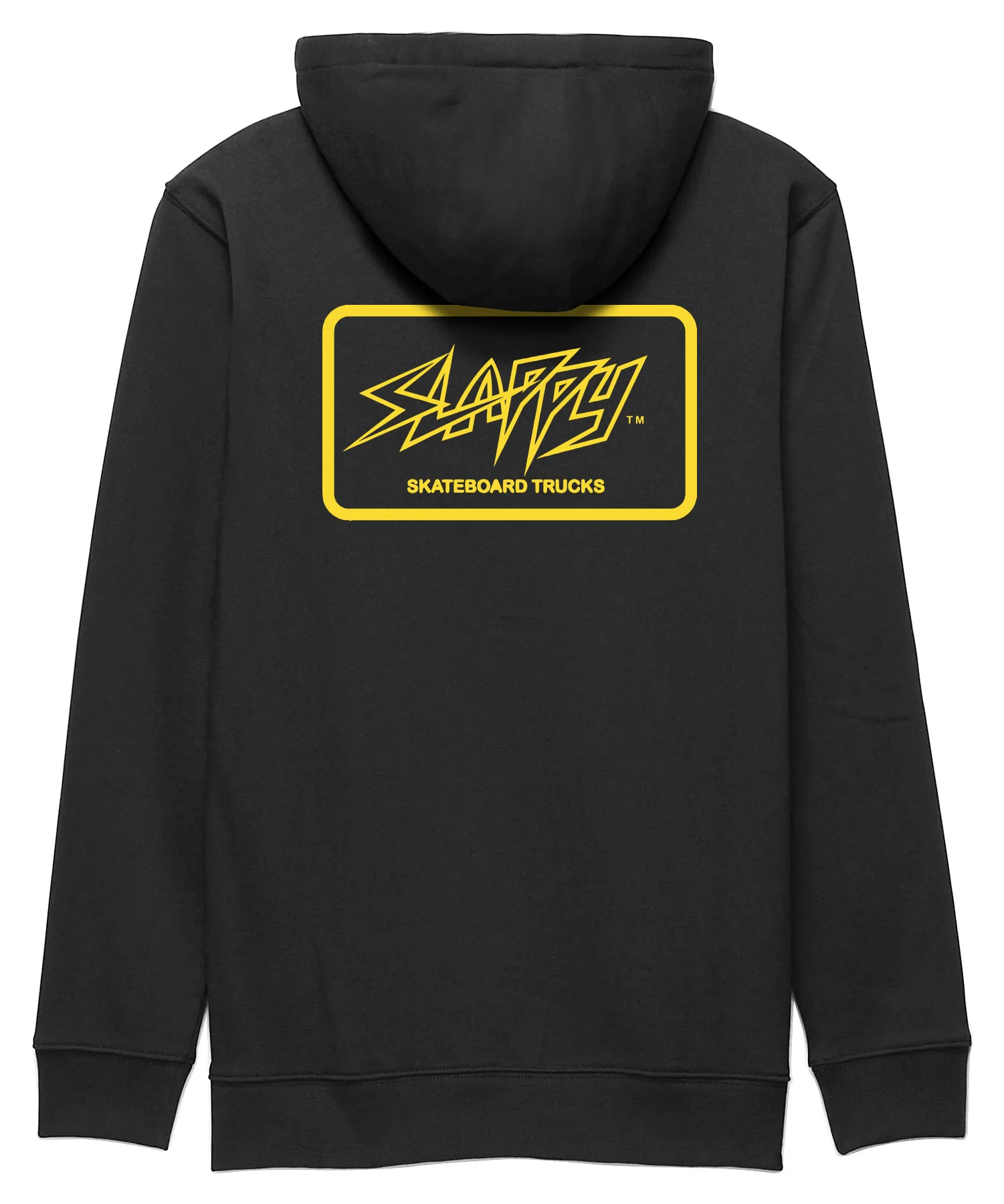 Slappy Trucks Hoody Throwback Zip Black - Image 2