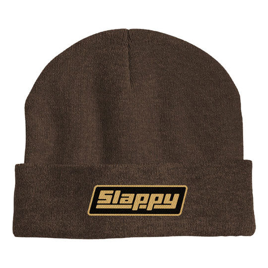 Slappy Trucks OG Logo Roll Up Beanie - Brown