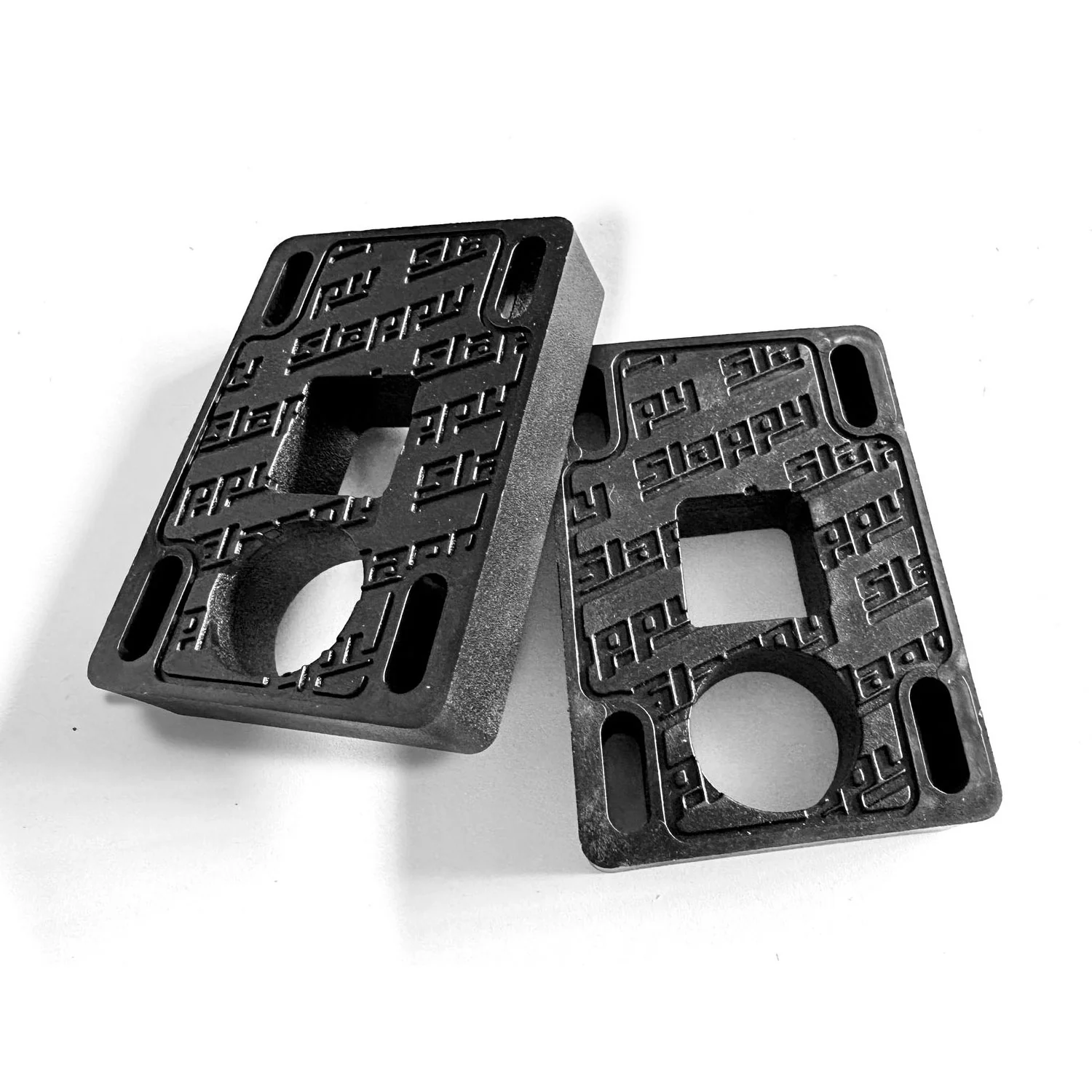 Slappy Trucks Risers Big Blocks Black 1/2" with Mounting Hardware and Sticker - Image 4