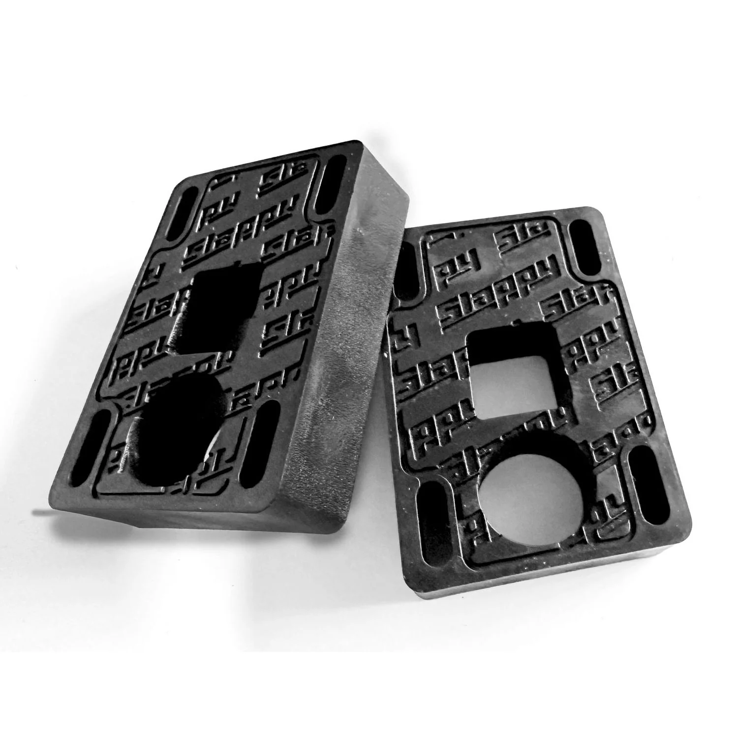 Slappy Trucks Risers Big Blocks Black 3/4" with Mounting Hardware and Sticker - Image 4