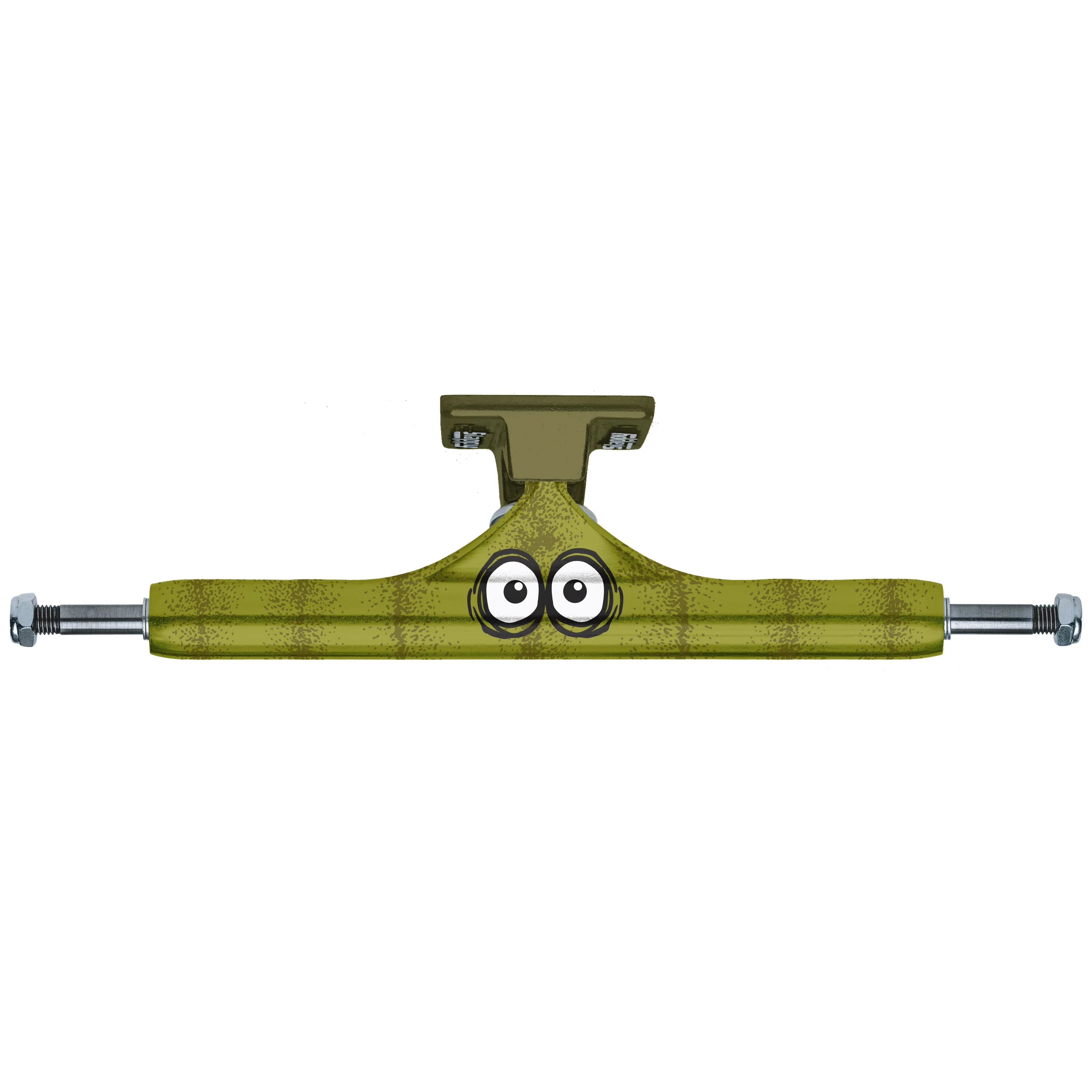 Slappy X Heroin Skateboard Trucks ST1 Hollow Pickle Green 10.5" (Pair) - Image 2