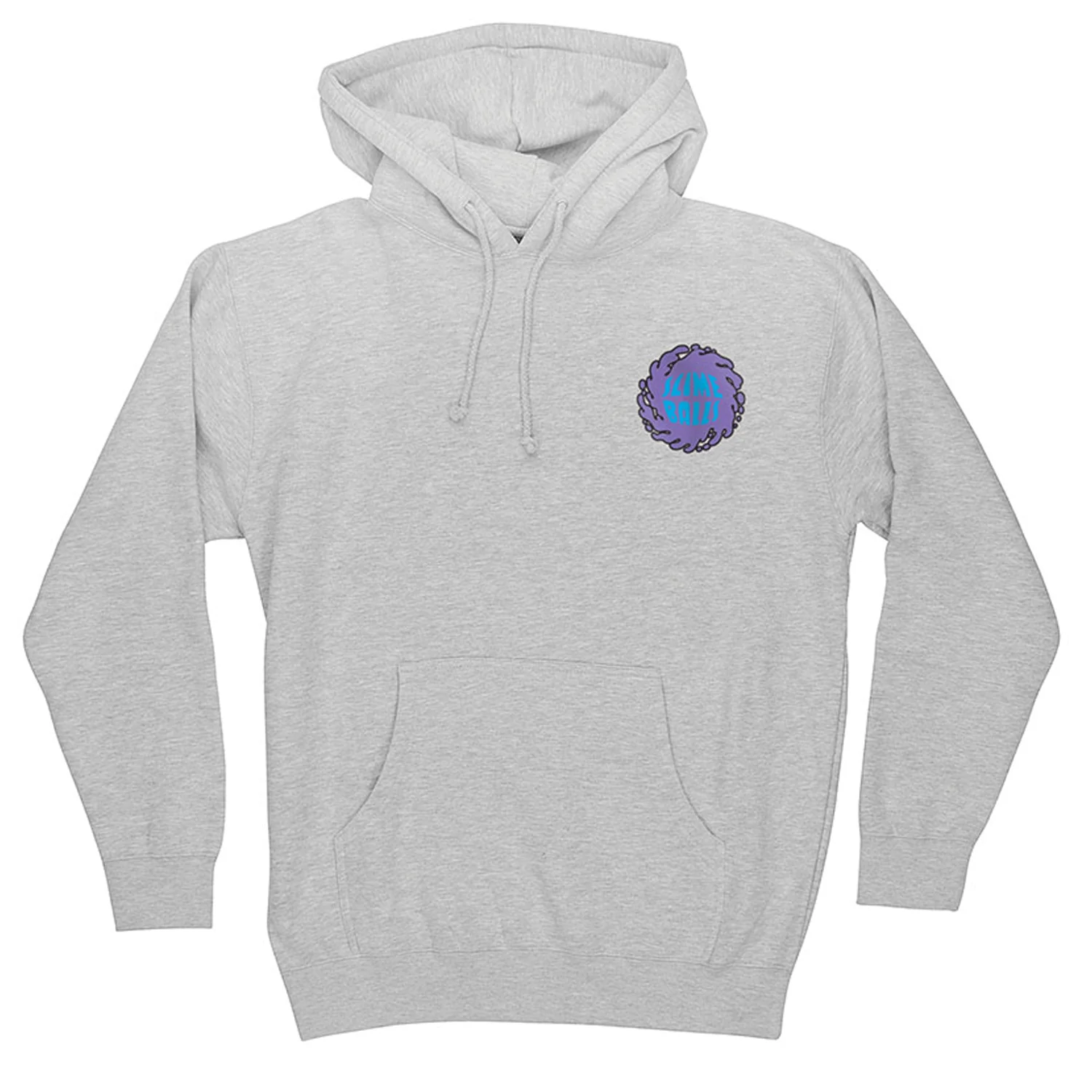 Slime Balls Hoody Sweatshirt Grave Hand Pullover Grey Heather - Image 2