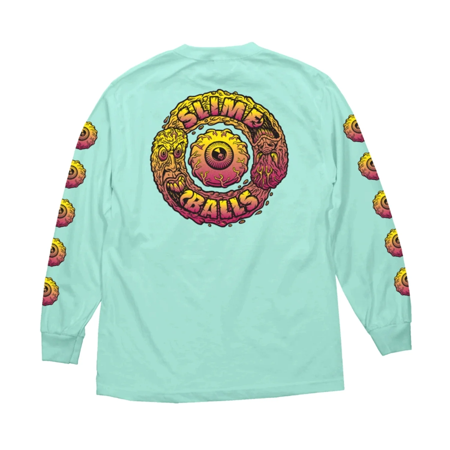 Slime Balls Longsleeve Two Faced Celadon - Image 2