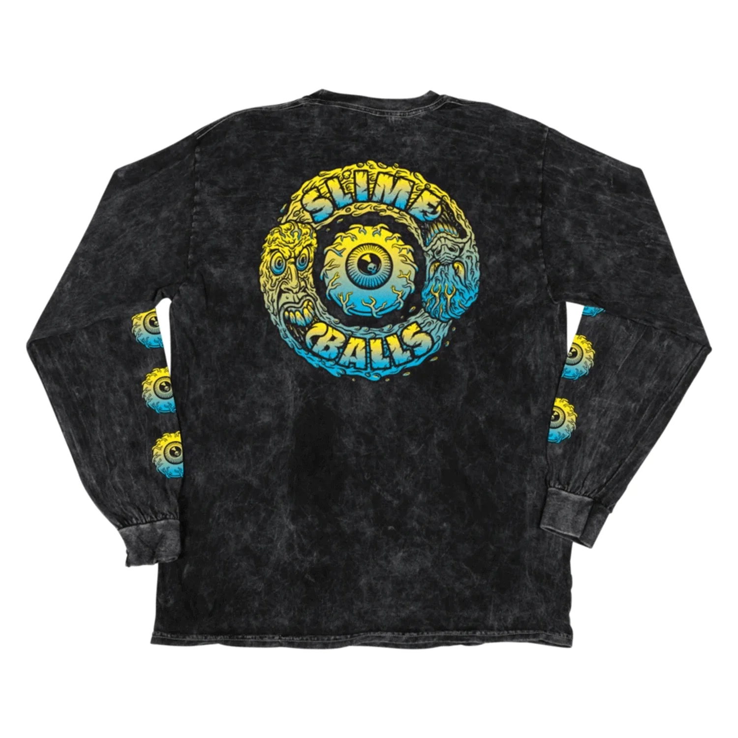 Slime Balls Longsleeve Two Faced Mineral Black - Image 2