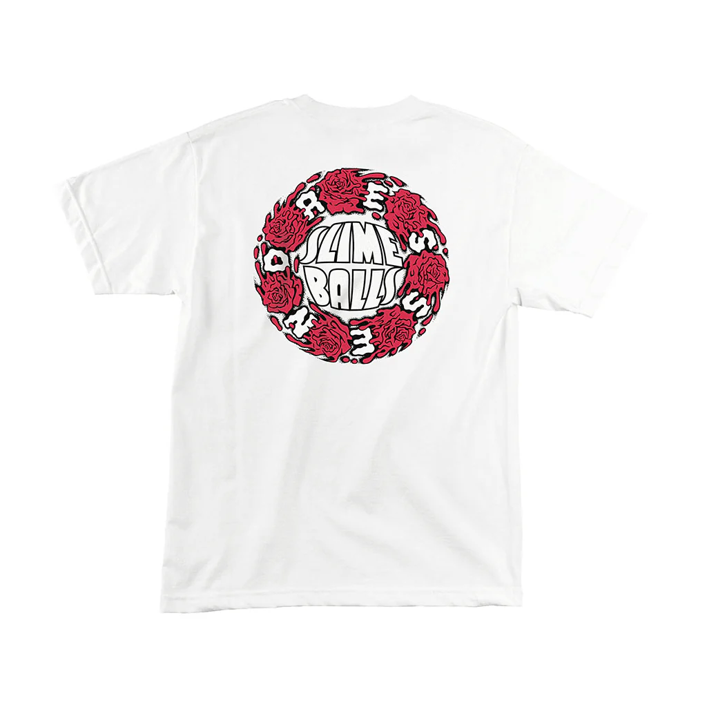 Slime Balls Shirt Dressen Slime Roses White - Image 2