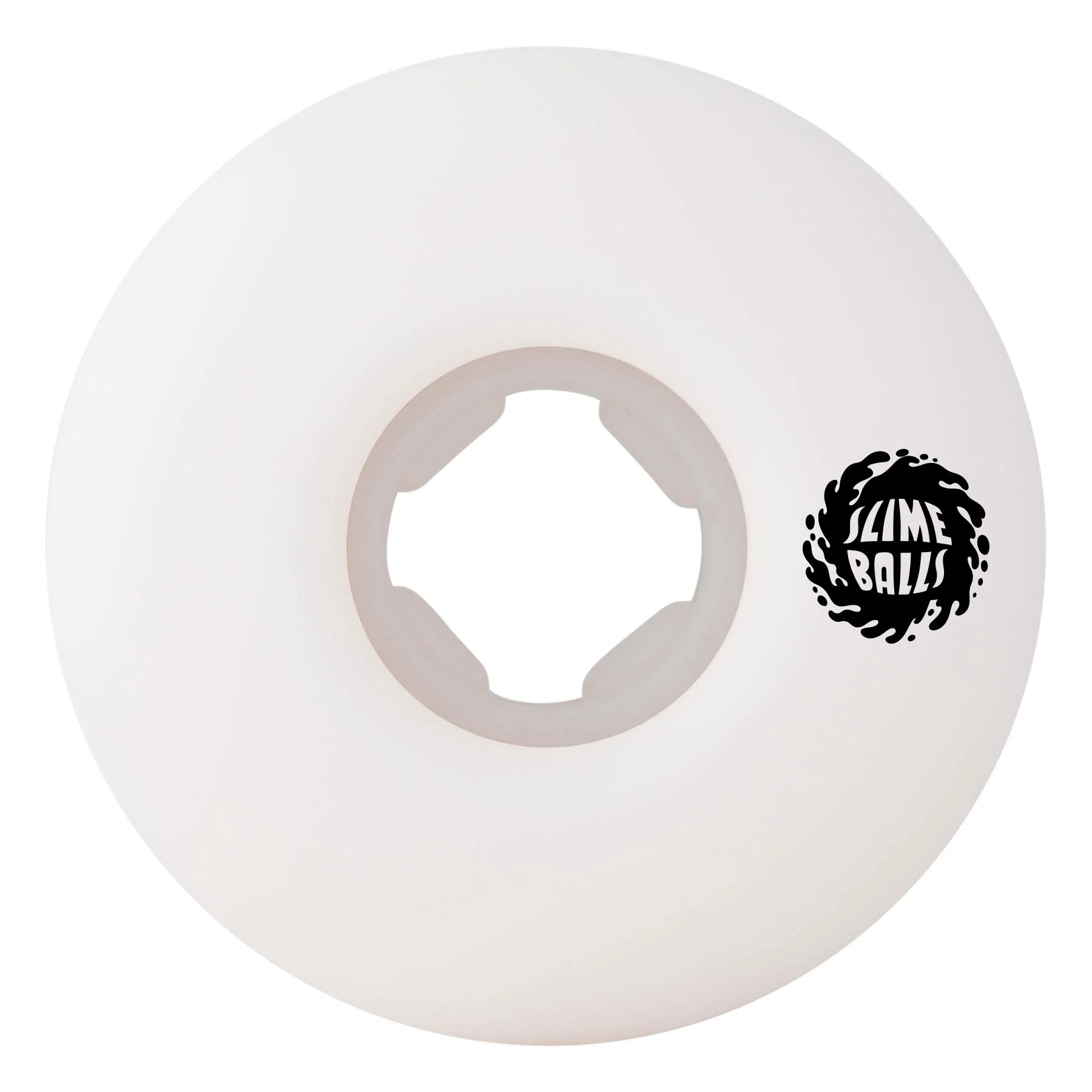 Slime Balls Skateboard Wheels 52mm Brandon Turner Guest Chubbies 97A White - Image 3