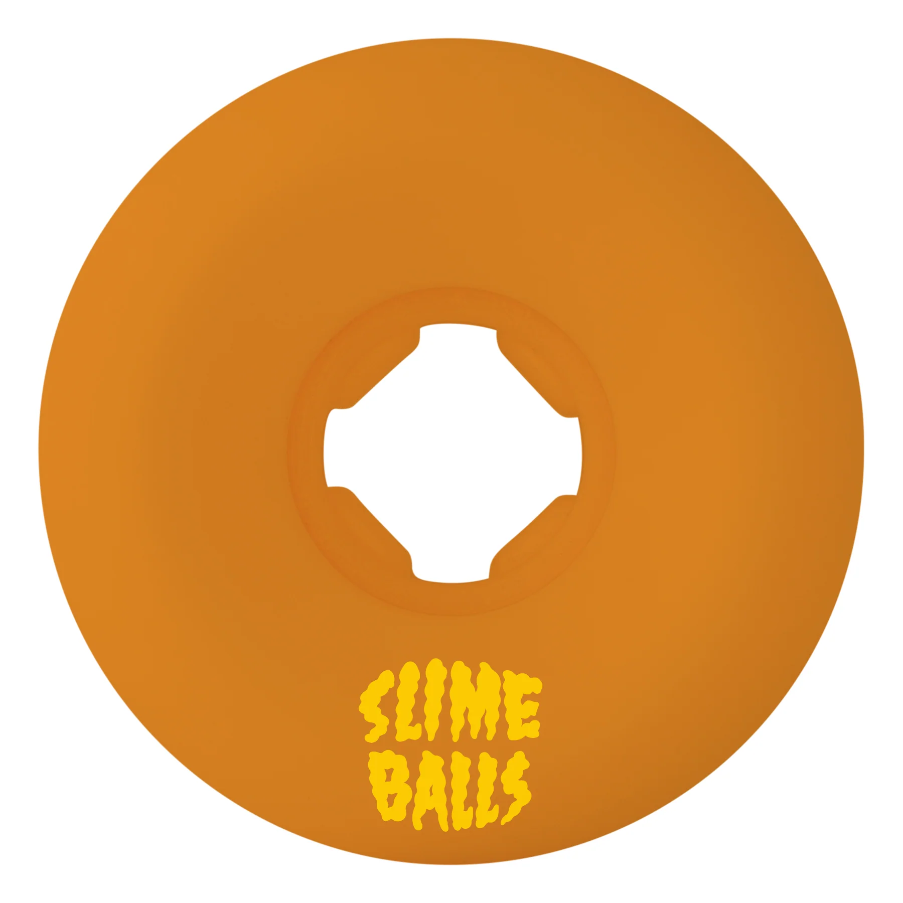 Slime Balls Skateboard Wheels 54mm Ed Templeton Vomit Mini Hardline 95A Orange - Image 2