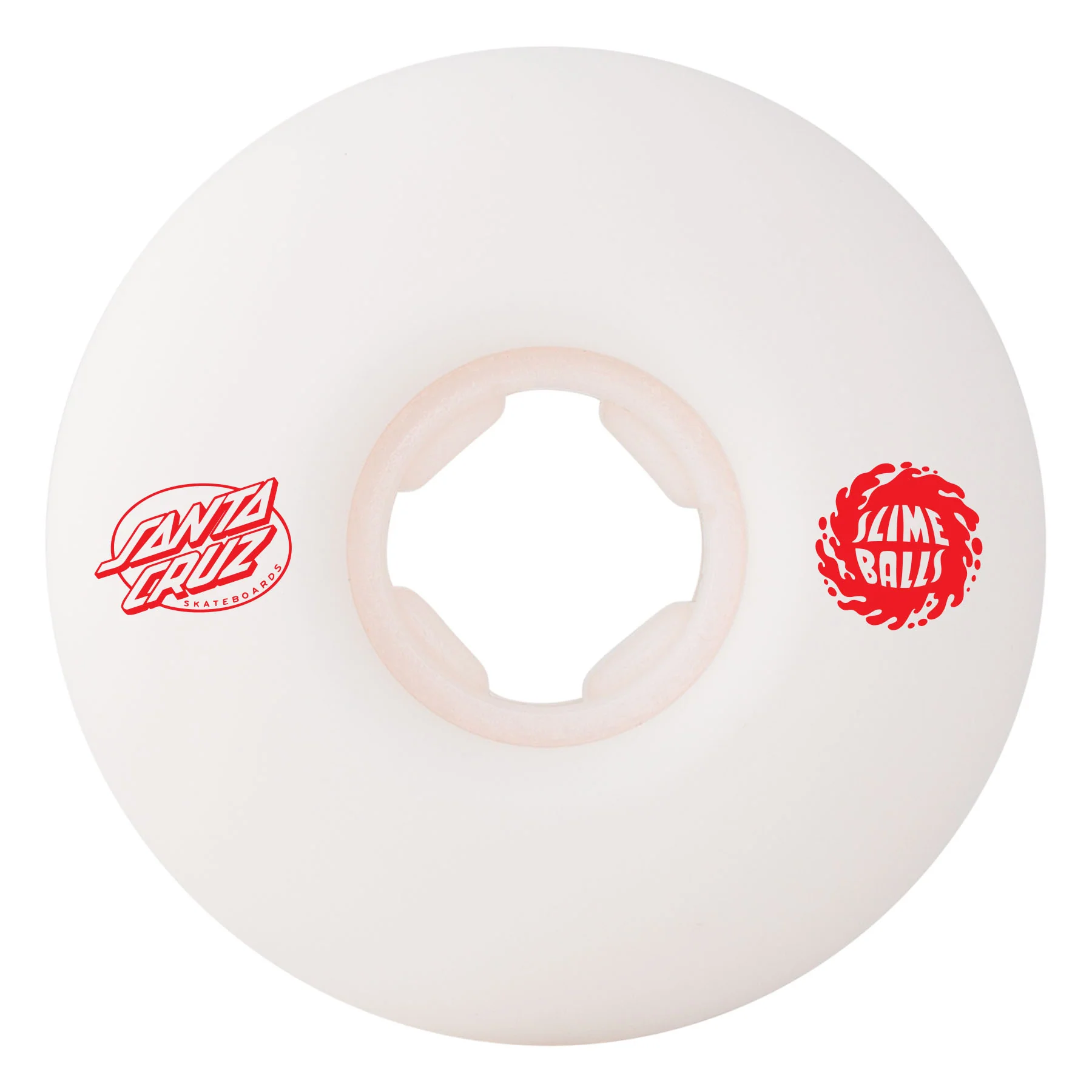 Slime Balls Skateboard Wheels 56mm Kendall End of the World Reissue Chubbies 99A White - Image 3