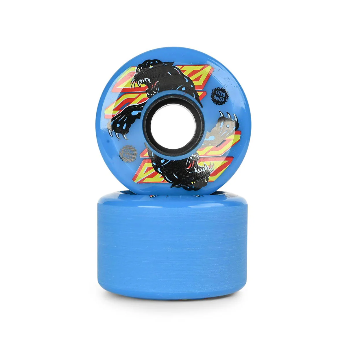 Slime Balls Skateboard Wheels 60mm Natas Kaupas Reissue OG Slime 78A Blue - Image 3
