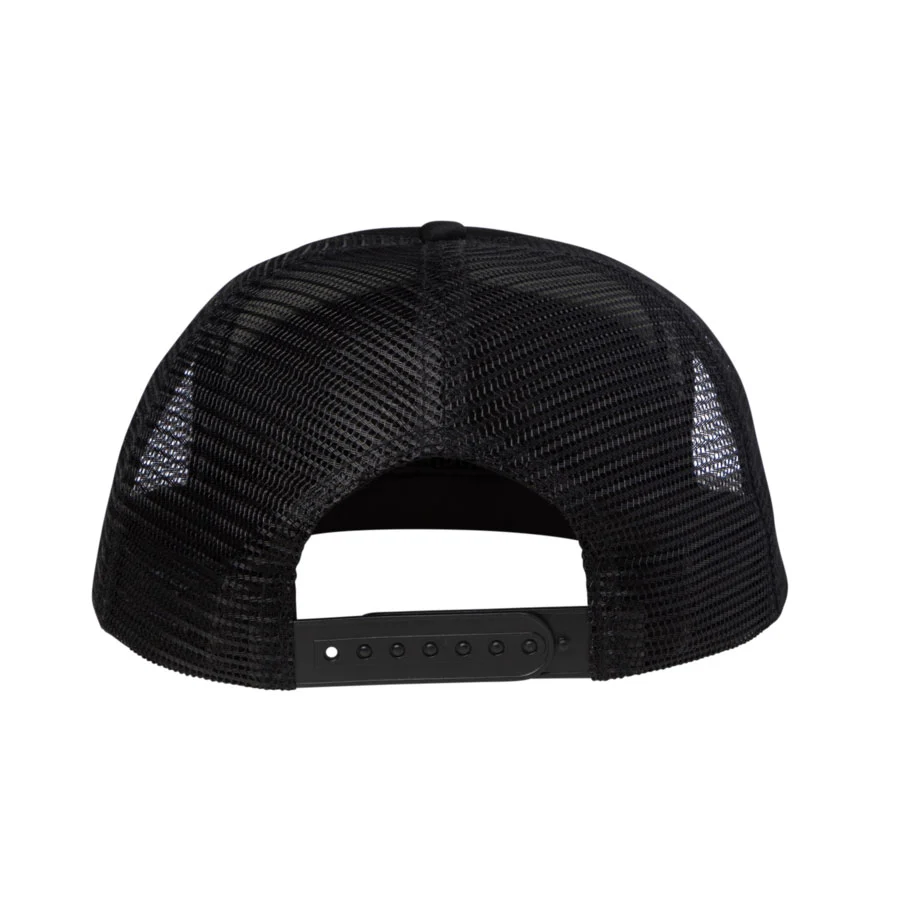 Slime Balls Skateboard Wheels Hat SB Logo Flame Mesh Trucker Black - Image 2