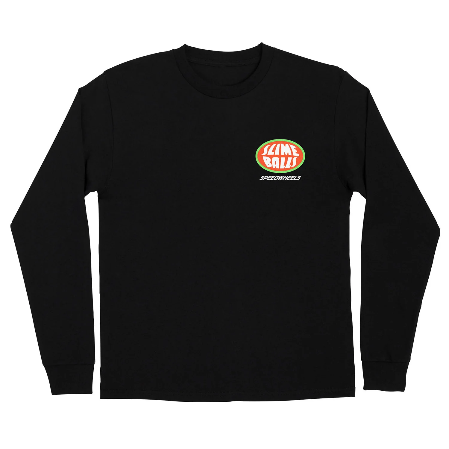 Slime Balls Skateboard Wheels Longsleeve Shirt Screamer Black - Image 2