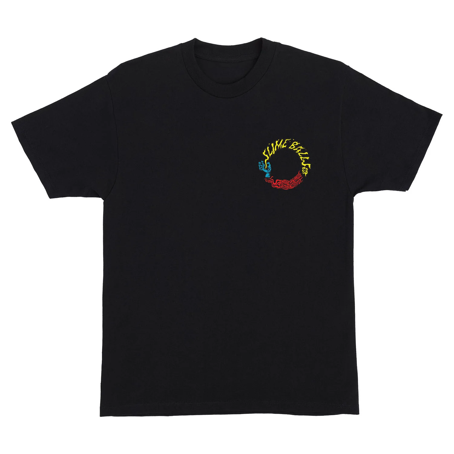 Slime Balls Skateboard Wheels Shirt Fakie to Ralf Black - Image 2