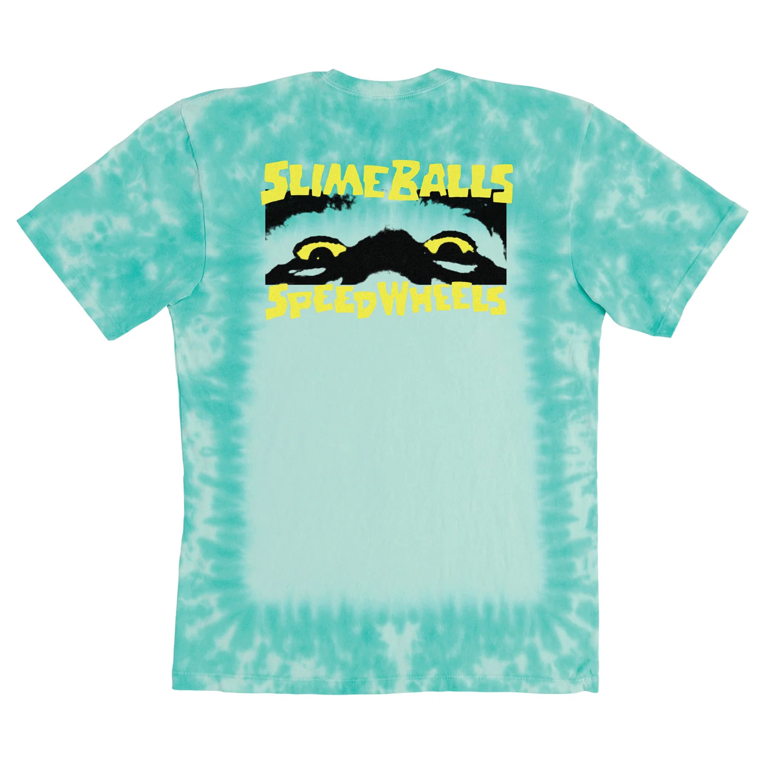 Slime Balls Wheels Shirt Speed Freak Teal Splatter - Image 2