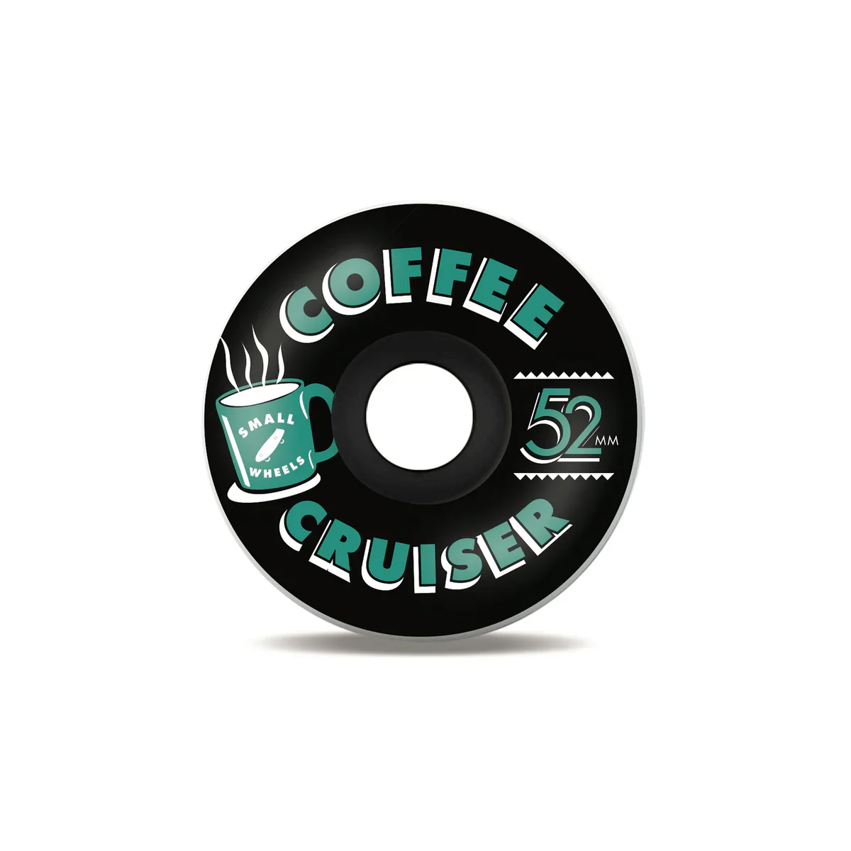 Sml Skateboard Wheels 52mm Coffee Cruiser Monsters 78A White - Image 2