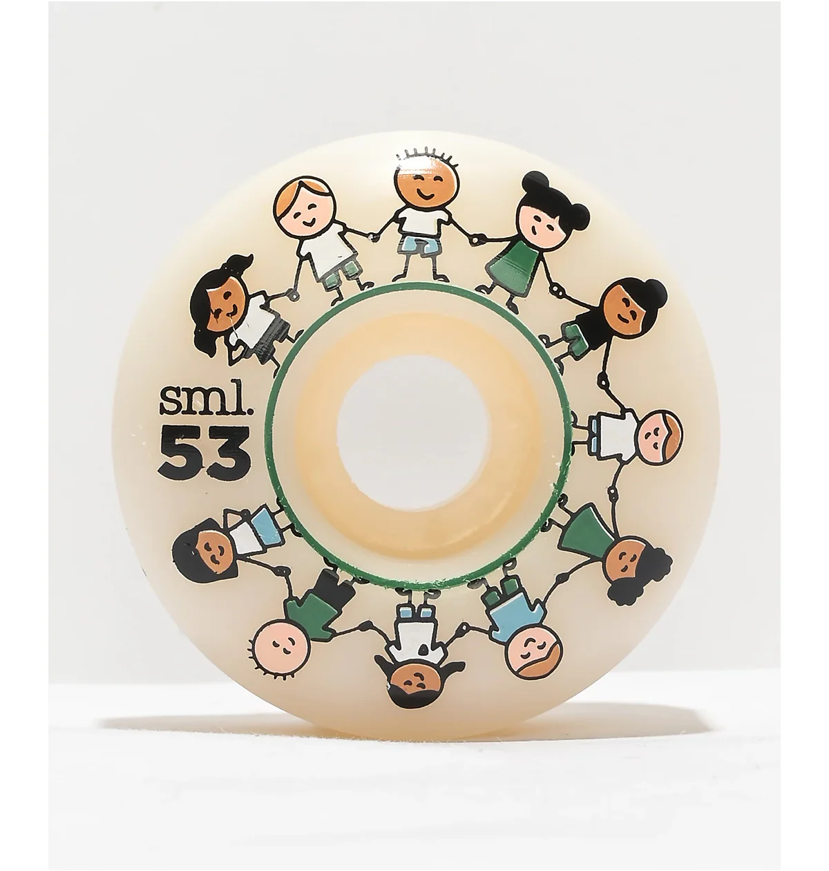 Sml Skateboard Wheels 53mm Small World Cruiser 78A White - Image 3