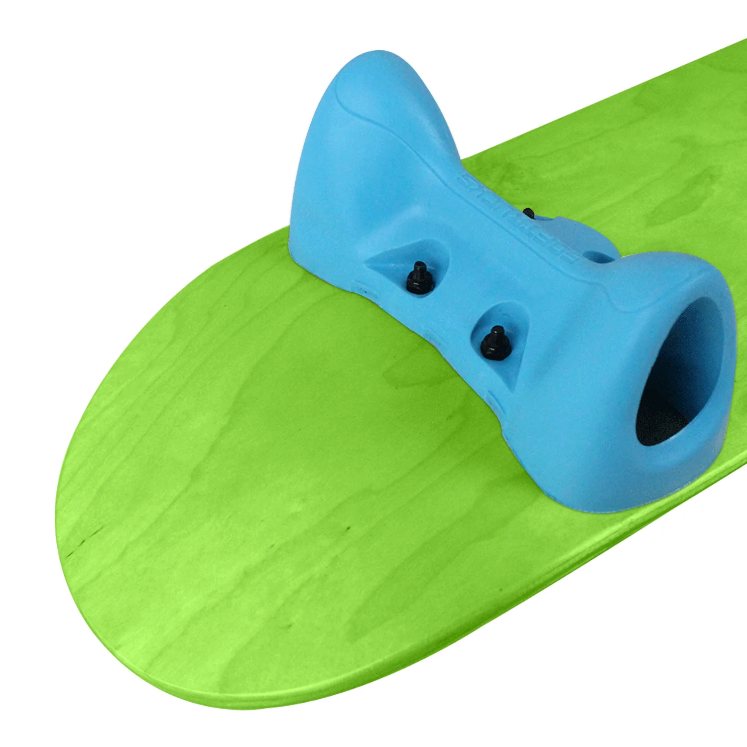 Softrucks Practice Complete - 7.75" Stained Green Deck / Blue Trucks - Image 2