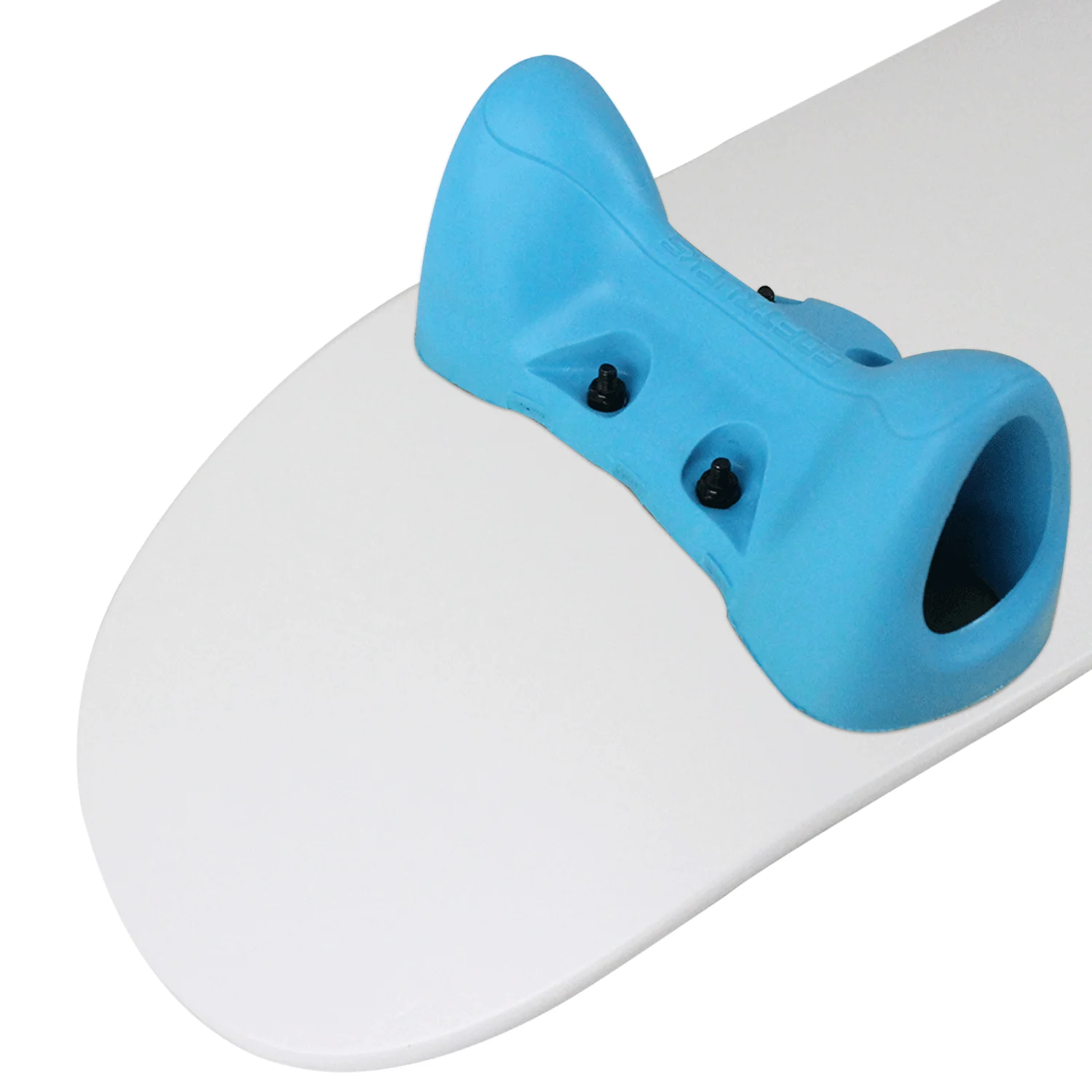 Softrucks Practice Complete - 8.0" Dipped White Deck / Blue Trucks - Image 2